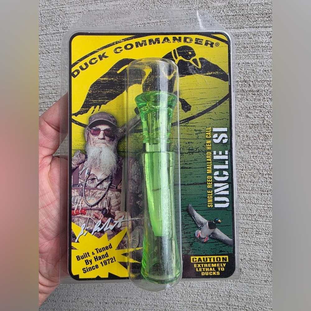 Duck Commander Single Reed Mallard Hen Duck Call Green Made In Usa New Sealed